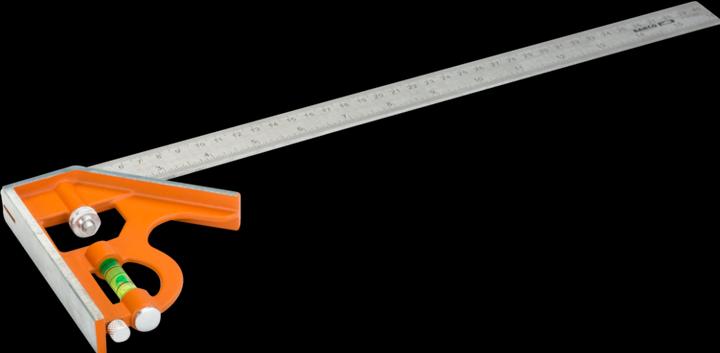 Produktbild Bahco Schiebbarer Kombinationswinkel mit Reissnadel 400 mm