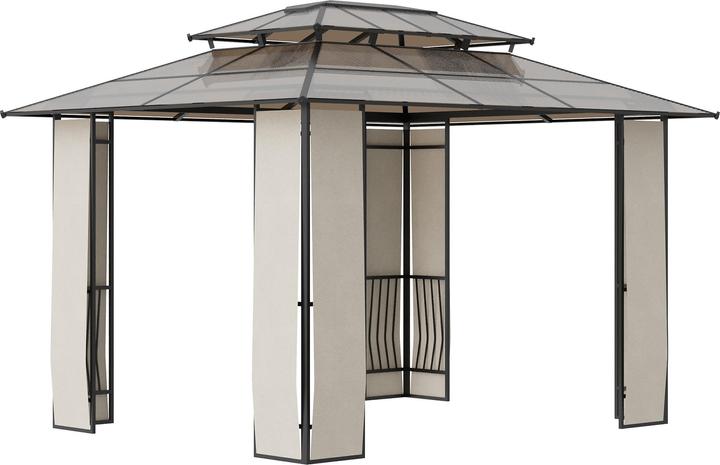 Produktbild Outsunny Pavillon mit Polycarbonatplatten-Dach (300 cm, 320 cm)
