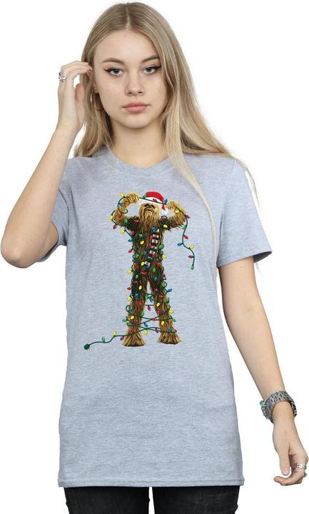 Produktbild Star Wars Chewbacca Christmas Lights TShirt (S)
