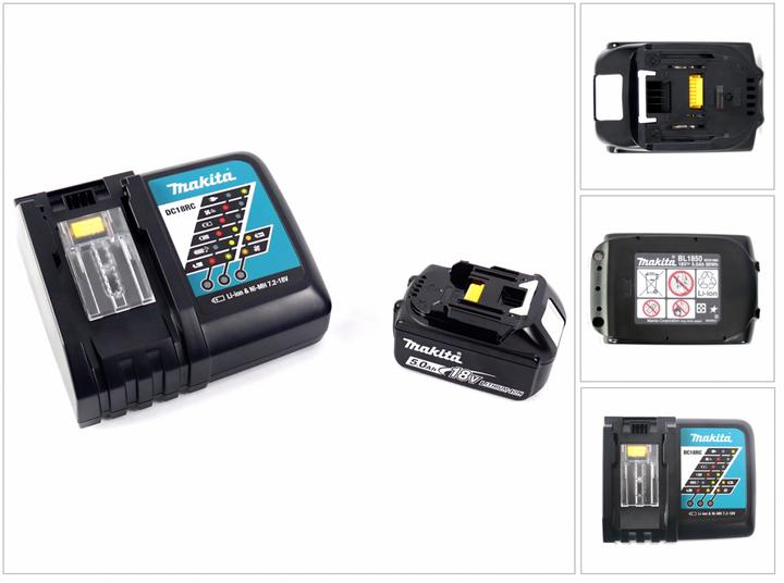 Produktbild Makita DC 18 RC und BL 1850 B (18 V)