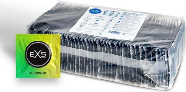 Image du produit EXS Glow in the Dark Condoms (100 pcs)