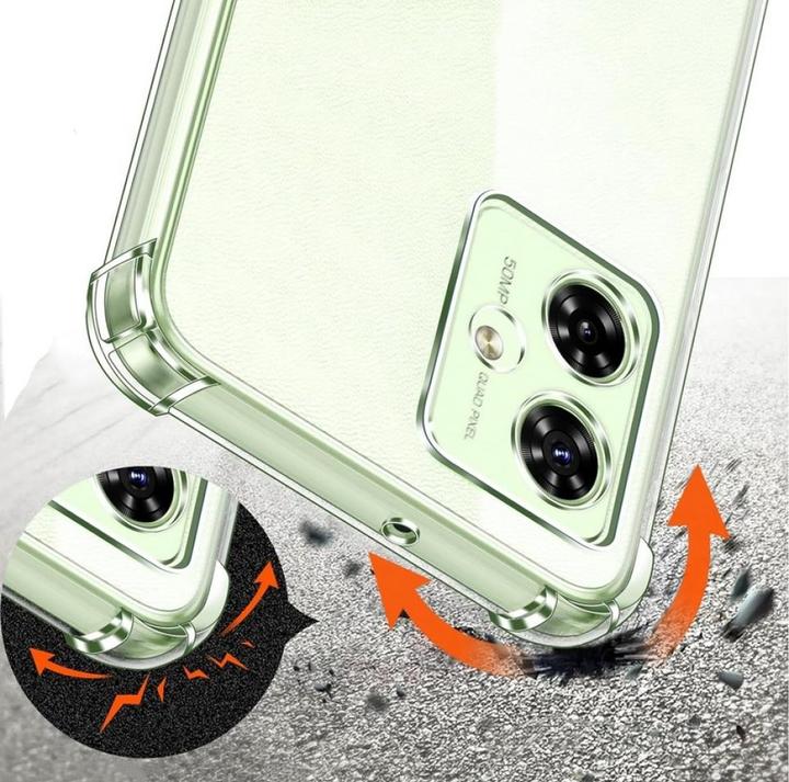Produktbild Screenguard Motorola Moto G54 5G Hülle Crystal Soft Airbag Bumper (Motorola Moto G54)