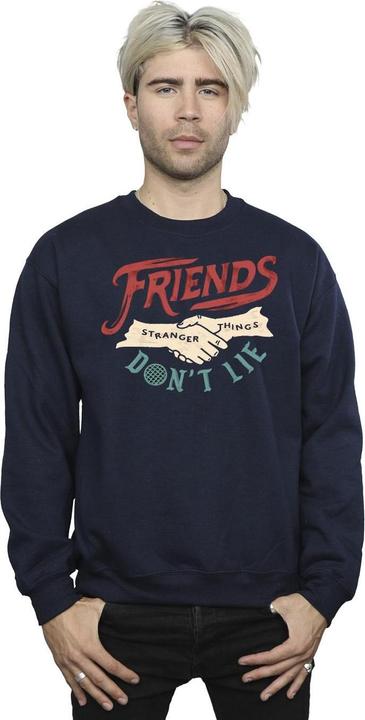 Immagine prodotto Netflix Stranger Things Friends Don't Lie Hands Felpa Uomo (4XL)