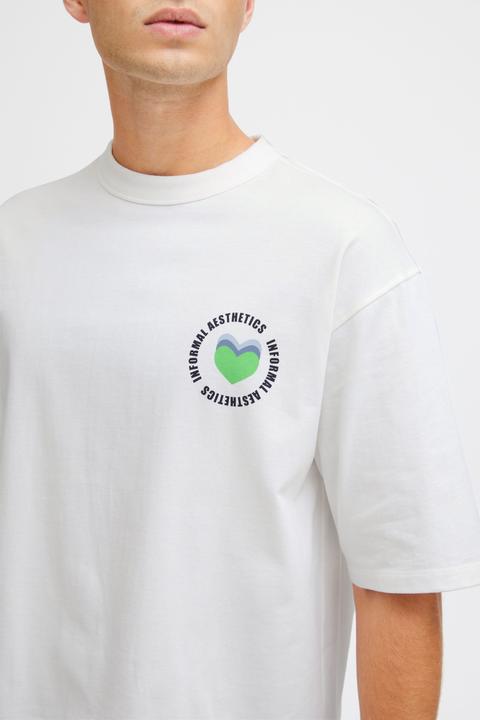 Image du produit Casual Friday CFTue tee relaxed fit avec imprimé sur la poitrine 20505006 (3XL)