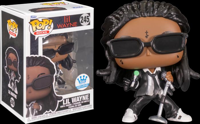 Image du produit Funko Pop! Rocks : Lil Wayne w/ Lollipop (245) Excl. EXM