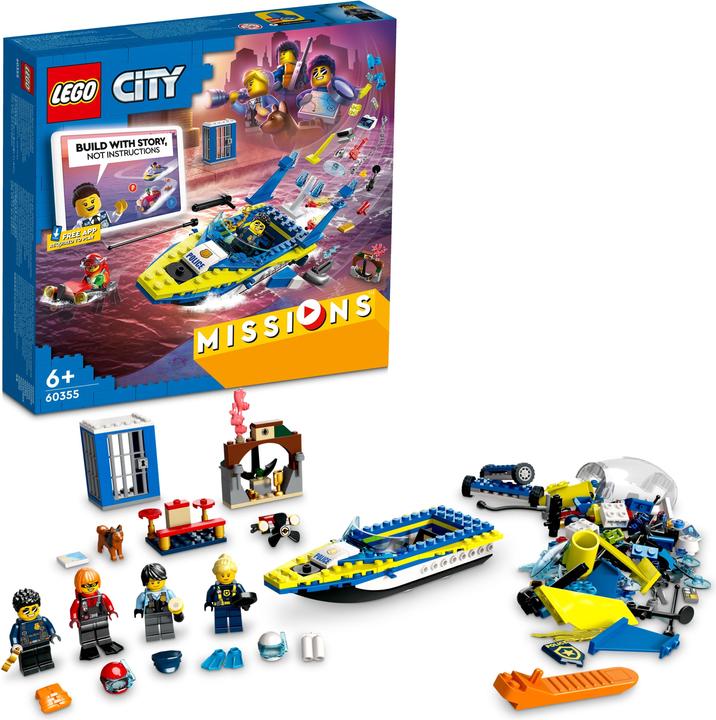 Produktbild LEGO Detektivmissionen der Wasserpolizei (60355, LEGO City)