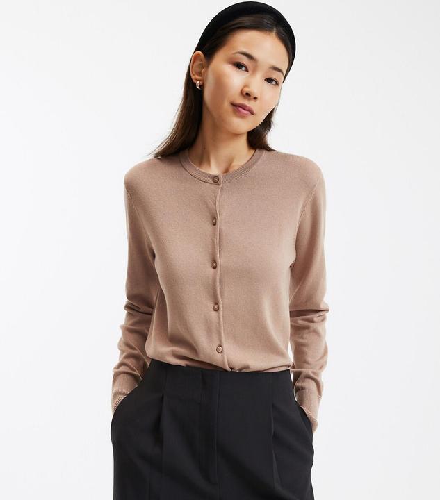 Actual product image La Redoute Collections Cardigan with round neckline (38)