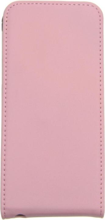 Actual product image OEM Slim Leather Flip Case for iPhone 5, 5SE pink (Apple iPhone 5, Apple iPhone SE)