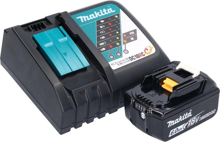 Actual product image Makita DMR055RG1 Cordless Radio FM 18V with 360º Lantern + 1x Battery 6.0Ah + Charger (FM, AM)