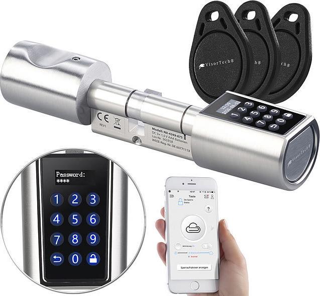 Produktbild VisorTech Elektronischer Tür-Schliesszylinder mit Gateway