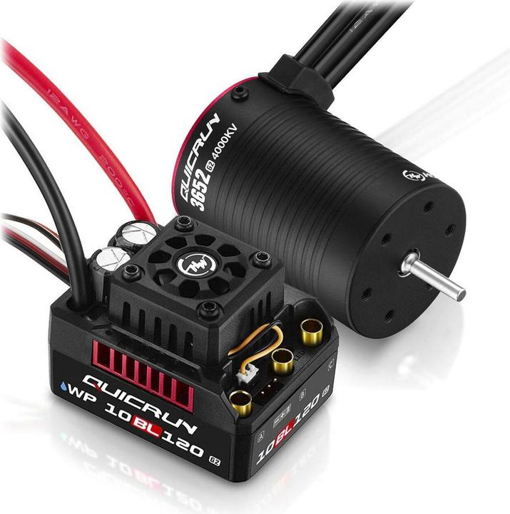 Produktbild Hobbywing Combo WP10BL120G2 mit 3652SL-4000KV-G2