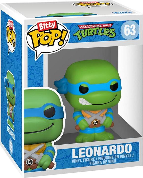Image du produit Funko Les Tortues ninja pack 4 figurines Bitty POP! Vinyl Leonardo 2,5 cm