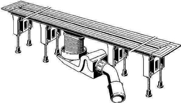 Produktbild Viega SHOWER CHANNEL BASIC UNIT 686277 (1332 mm)