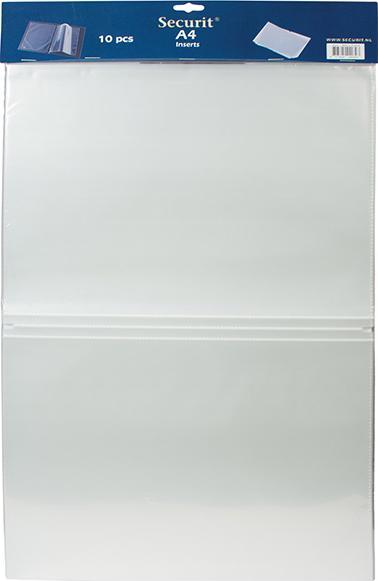 Produktbild Securit Einlagen fr Speisekarten-Mappe, DIN A4 (A4, 10 x)