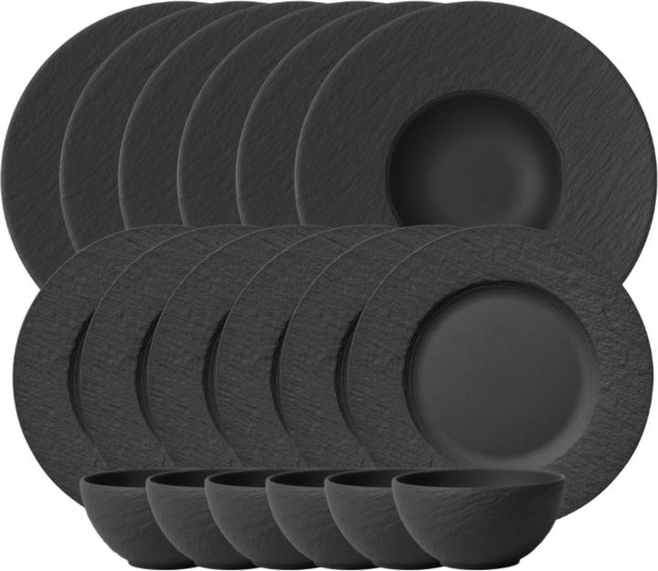 Produktbild Villeroy & Boch Manufacture Rock Starterset 18tlg (18 Stück)