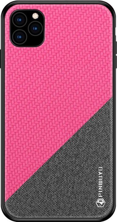 Image du produit Pinwuyo iPhone 11 Pro Tissu Slim Caoutchouc Coque Rose Gris (Apple iPhone 11 Pro)