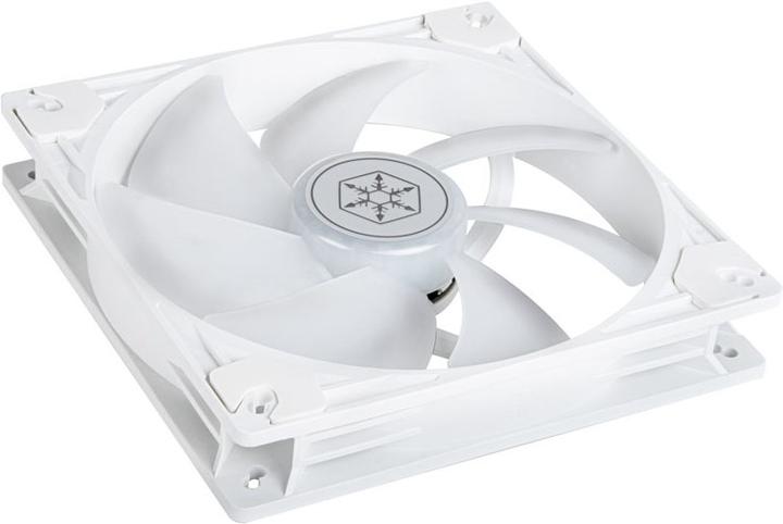 Actual product image Silverstone VISTA Performance PWM fan, ARGB - 140mm, white (140 mm, 1 x)