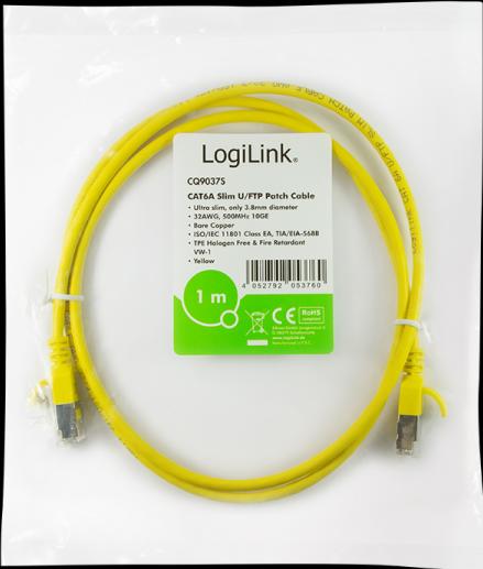Actual product image LogiLink Network cable (STP, CAT6a, 5 m)