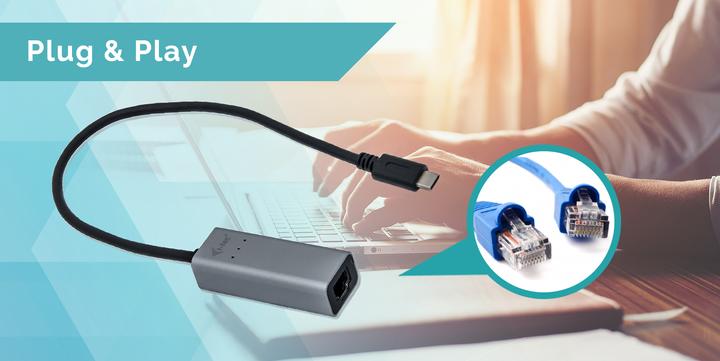 Immagine prodotto i-tec USB-C a (USB-C, RJ45 (1x))