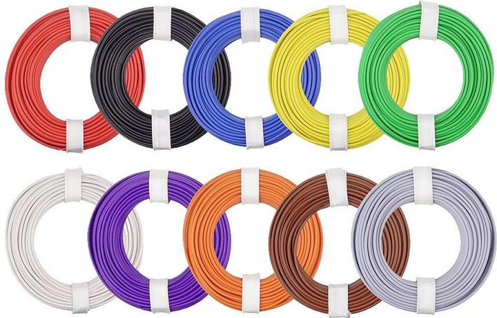 Produktbild Donau 150-MIX Litze 1 x 0.50 mm² Bunt, 10-farbig 1 Set (10 m)