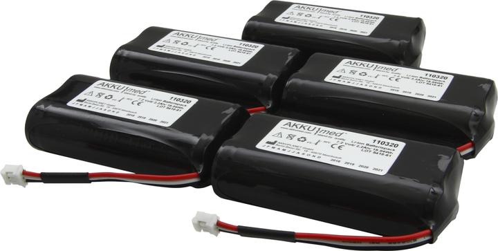 AccuCell Akku passend für Fresenius Infusionspumpe Volumat Agilia - 179033-R2 - 5er Pack (5 Stk., Gerätespezifisch, 2200 mAh)
