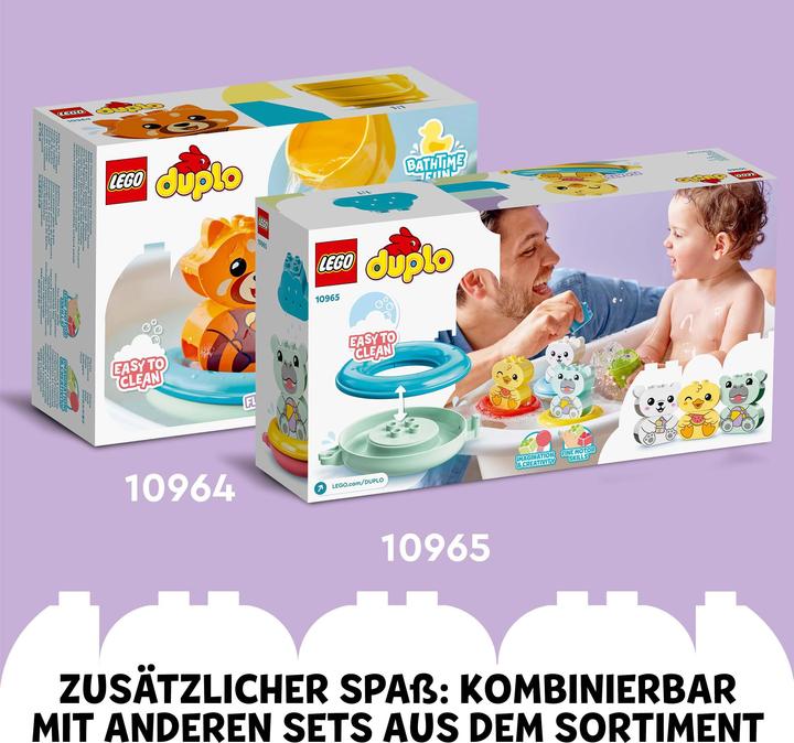 Actual product image LEGO Bathtub fun: Swimming animal island (10966)