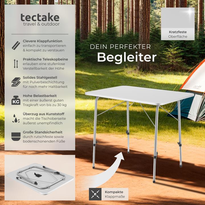 Produktbild tectake Camping Klapptisch
