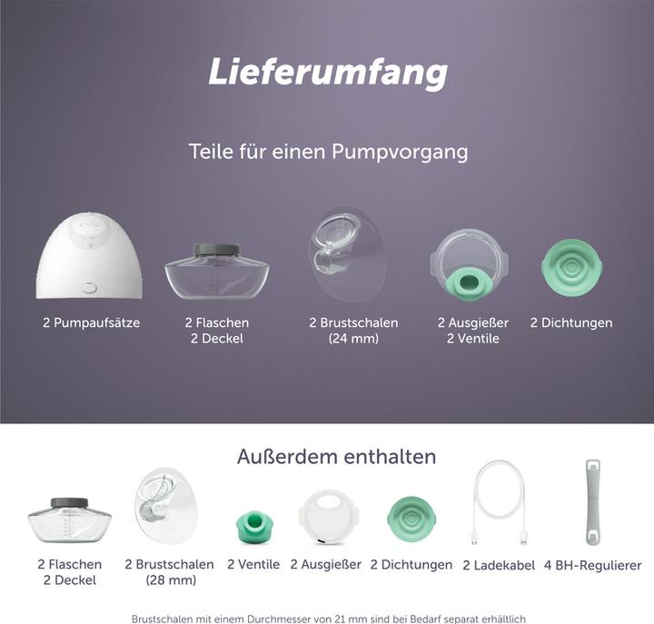 Produktbild Elvie Elektrische Doppelmilchpumpe