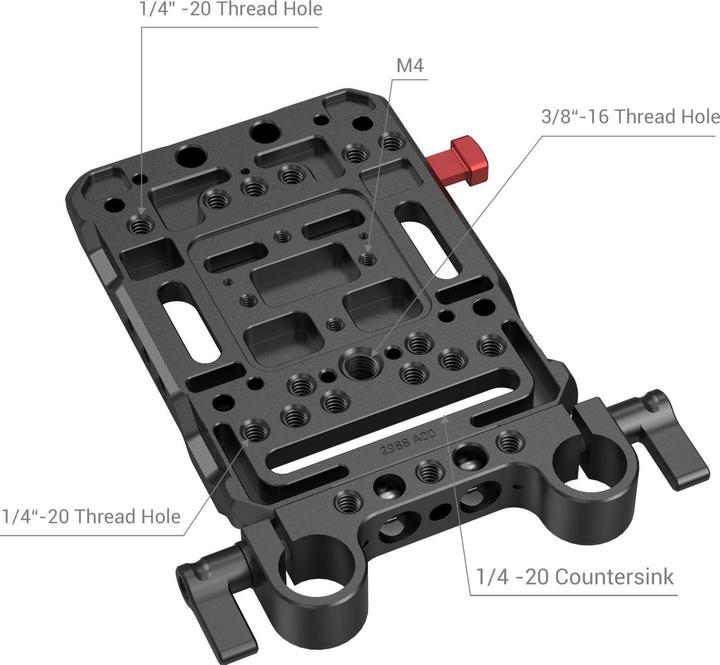 Actual product image SmallRig VB99 Pro mini V Mount Battery (Kit) 5047 (Rechargeable battery)