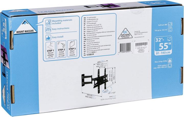 Produktbild Vogels MNT 208 TURN 180° (Wand, 55", 25 kg)