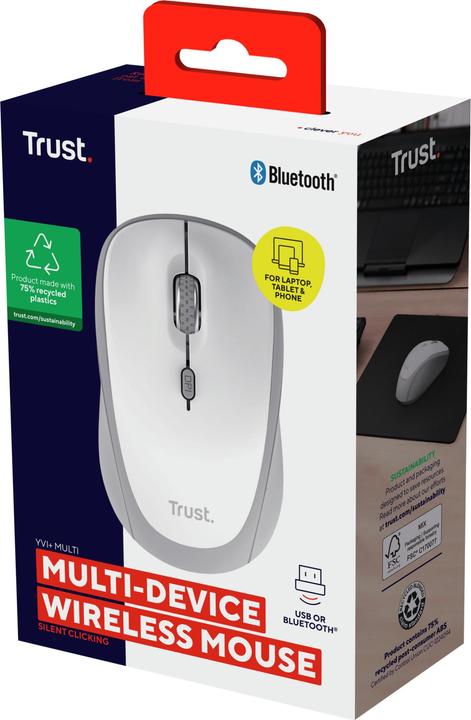 Produktbild Trust Yvi+ Multi-Device Wrls Mouse (Kabellos)