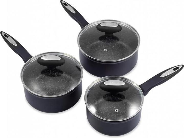 Immagine prodotto Zyliss Set di 3 pezzi di pentole Ultimate (20 cm, Set di pentole e padelle da cucina, Alluminio)