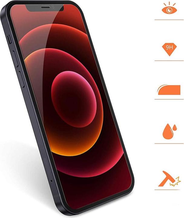 Produktbild Apfelkiste - Panzer Glas Displayschutzfolie mit Montagerahmen (2er Set) (2 Stück, Apple iPhone 13 mini)