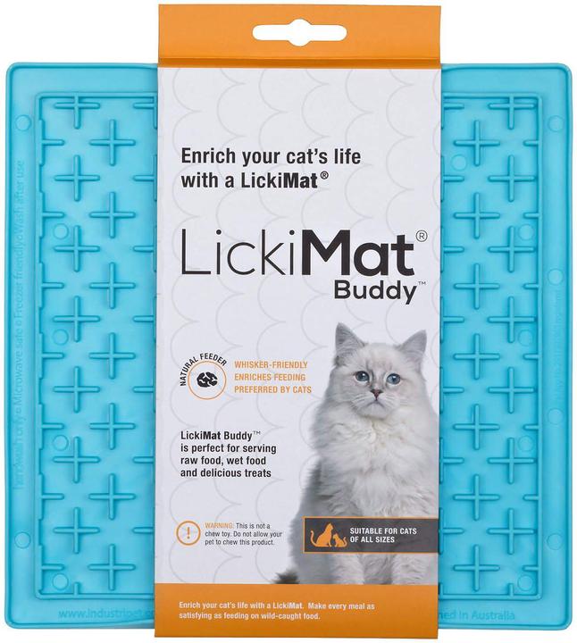 LickiMat LICKI MAT - Cat Buddy Light Blue 20X20Cm - (785.5350)