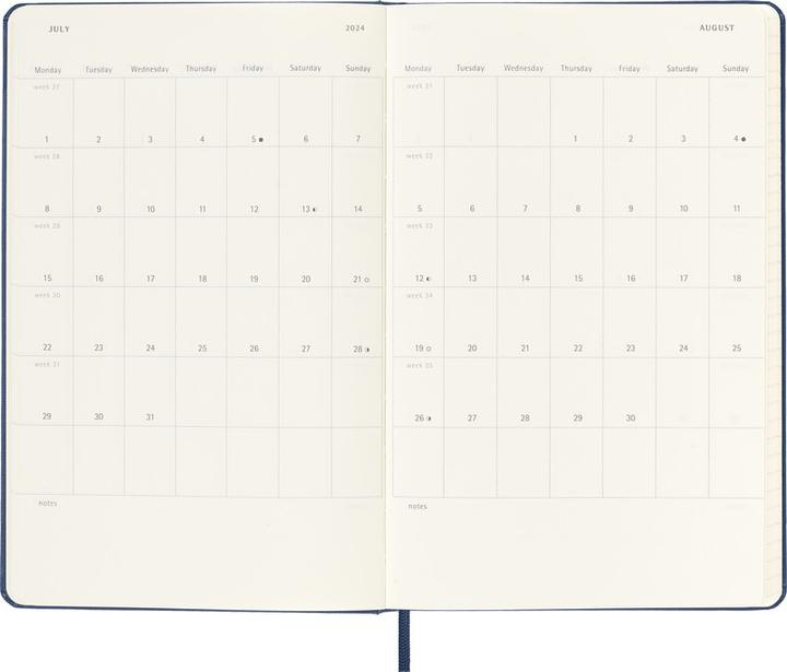 Produktbild Moleskine Schüleragenda Hard Cover Weekly Notebook (13 x 21 cm, Harter Einband, Englisch)