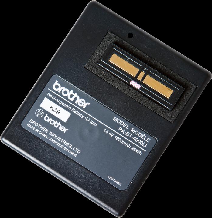 Actual product image Brother PA-BT-4000LI Printer (1 pcs., Device specific, 1800 mAh)