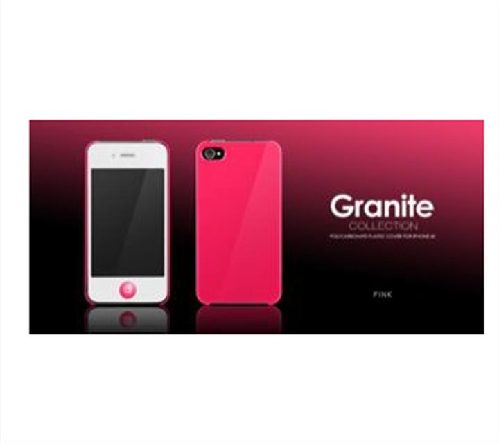 Produktbild more. Granite Collection für iPhone 4/4S Pink (Apple iPhone 4)