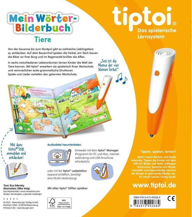 Actual product image tiptoi Wörter-Bilderbuch (German, Eva Odersky, Silke Voigt, 2022)
