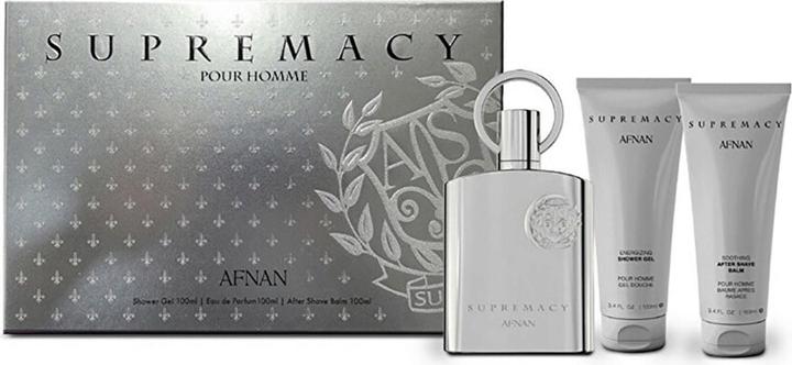 Image du produit Afnan Supremacy Silver - EDP 100 ml + sprchovÃ½ gel 100 ml + balzÃ¡m po holenÃ 100 ml (Eau de parfum, 100 ml)