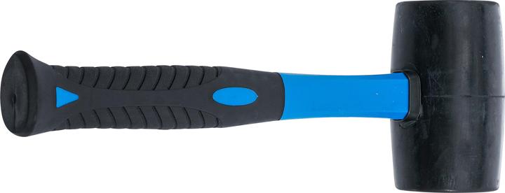 Produktbild BGS Gummihammer Fiberglasstiel schwarzer Kopf Ø 65 mm 720 g (1014 g)