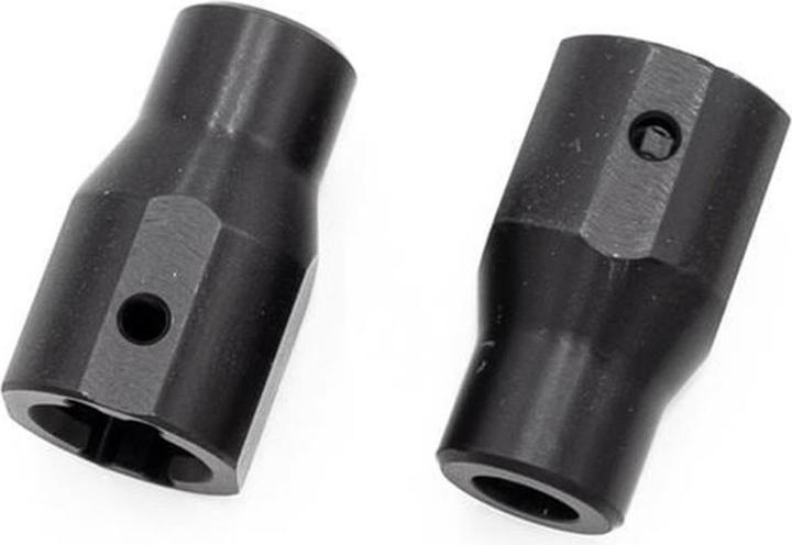 Produktbild Hobbytech Achse hinten Lockout Aluminium Schwarz CRX