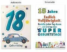 Actual product image Doppelkarte / Geburtstag AGE