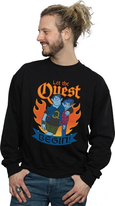 Actual product image Disney Mens Onward Let The Quest Begin Sweatshirt (XL)