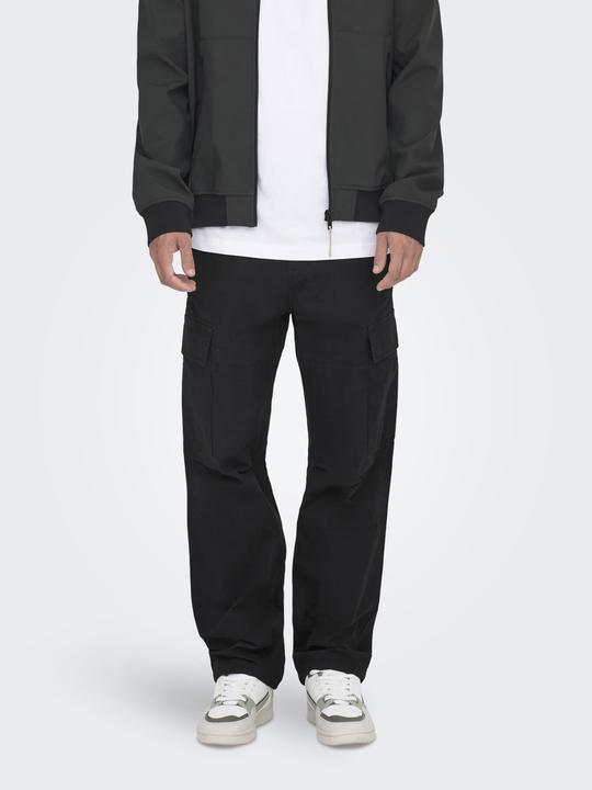 Produktbild Only & Sons Locker geschnitten Mittlere Taille Gummizug Cargohose Hose (W31/L32)
