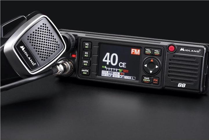 Actual product image Midland M-88 CB radio with color screen, VOX