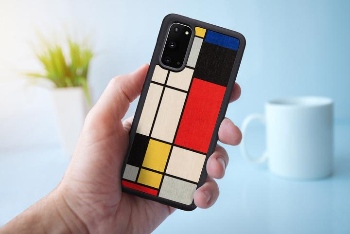 Produktbild Man&Wood case for Galaxy S20 mondrian wood black (Samsung Galaxy S20+)