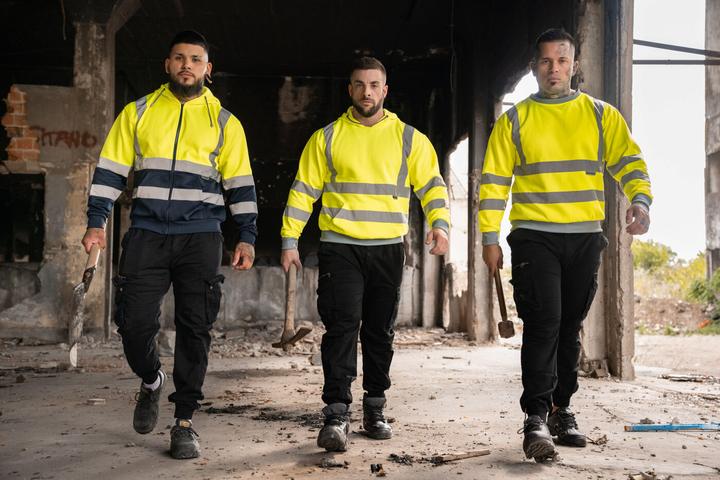 Immagine prodotto Korntex Felpa con cappuccio Hi-Vis (M)