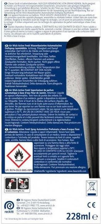 Image du produit Air Wick Active Fresh Diffuseur automatique de parfum sans aérosol
