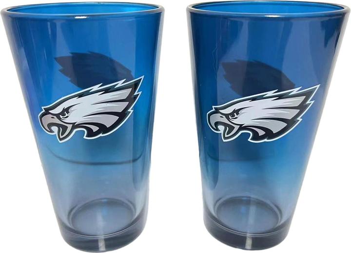 Great Branding Philadelphia Eagles Pint Glass Set 16 oz./475 ml (0.16 l)