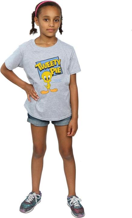 Actual product image Looney Tunes Girls Tweety Pie Cotton T-Shirt (116)